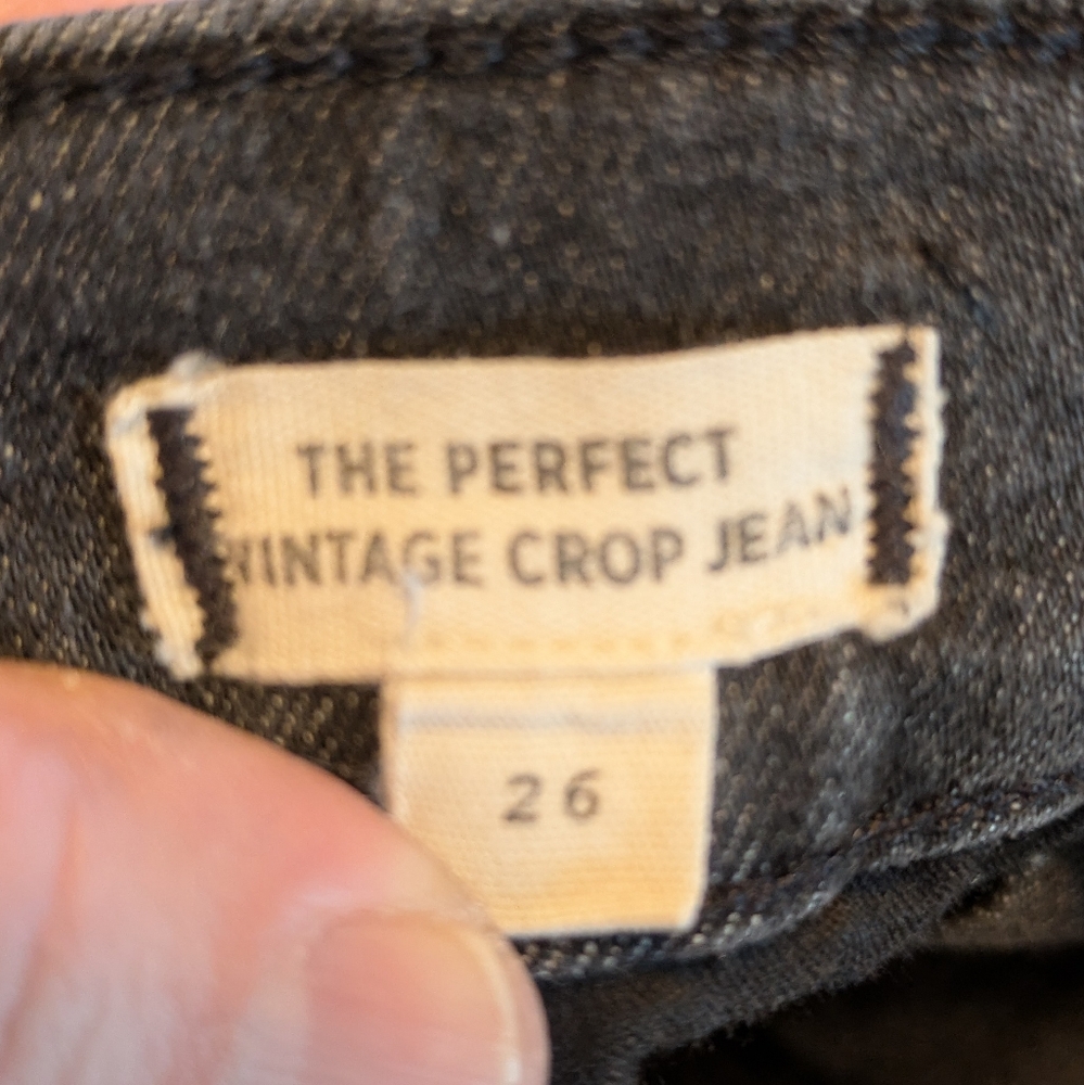 Madewell Gray Vintage Crop Jeans - Picture 5 of 7